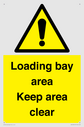 loading-bay-area-keep-area-clear-sign~